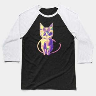 Space Patrol Cat Baseball T-Shirt